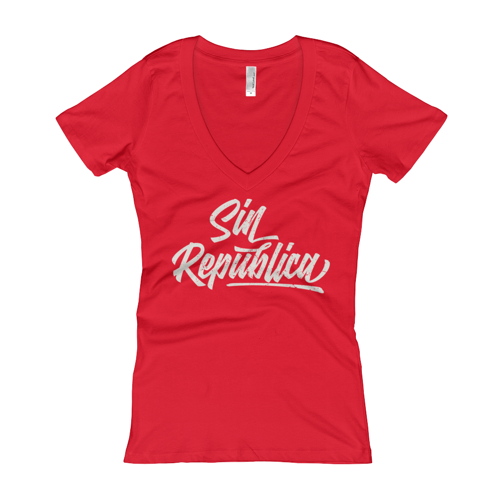 SR- Sin Republica - Women's V-Neck T-shirt