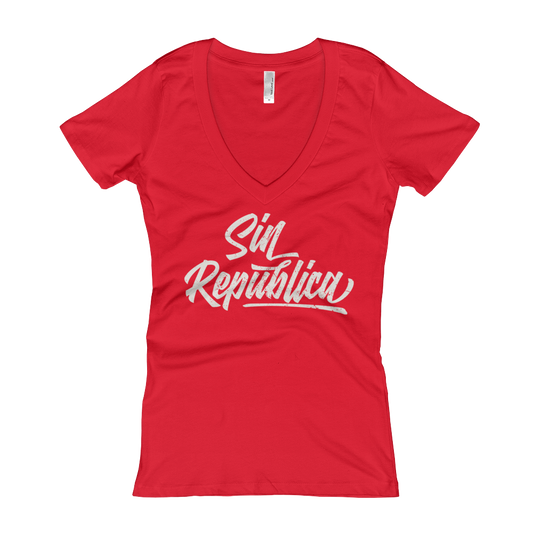 SR- Sin Republica - Women's V-Neck T-shirt
