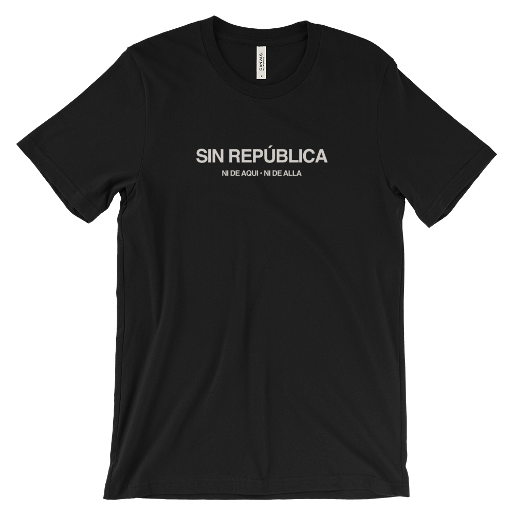 Sin Republica - Calssic Black - Unisex short sleeve t-shirt